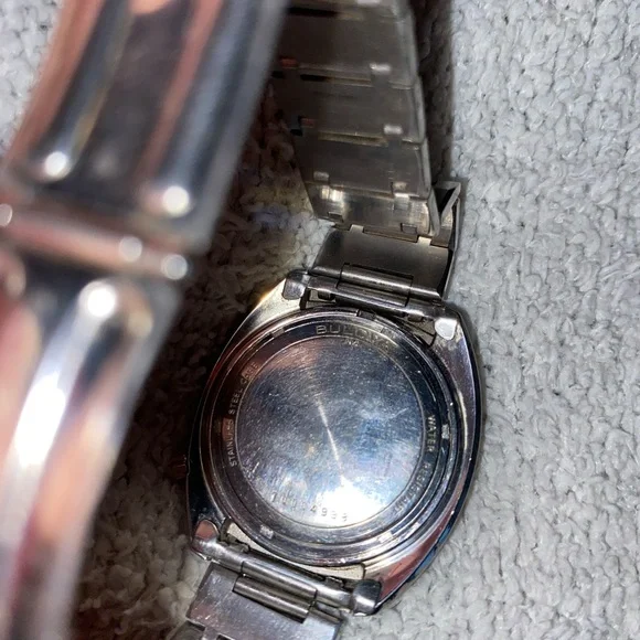 1974 BULOVA Accurton Vintage Day Date Retro Mens Stainless Steel Watch - Picture 14 of 14